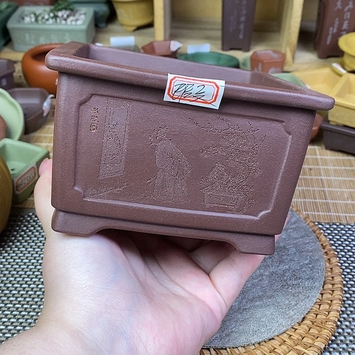 琉璃手工艺品宜兴紫砂精品花盆