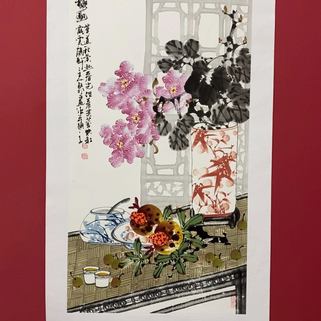 国画陈党明三尺精品佳作