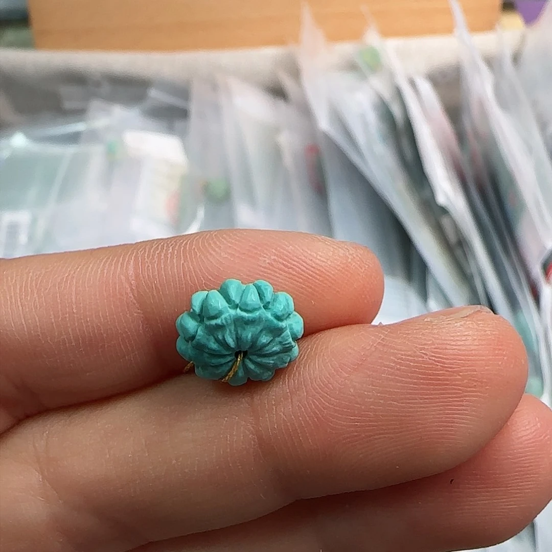 绿松石珠宝半成品未镶嵌