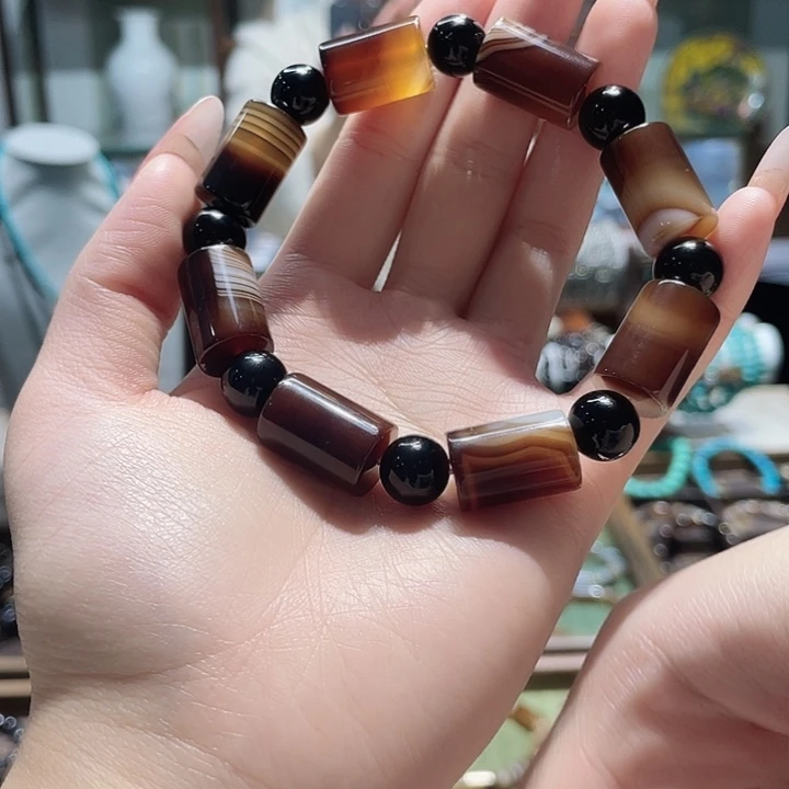 玛瑙/玉髓未镶嵌手链