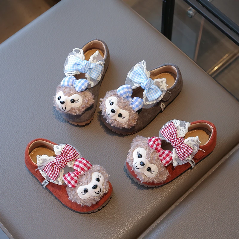 儿童勃肯鞋2025早秋新款童鞋卡通芭蕾风女童小皮鞋男童韩版豆豆鞋