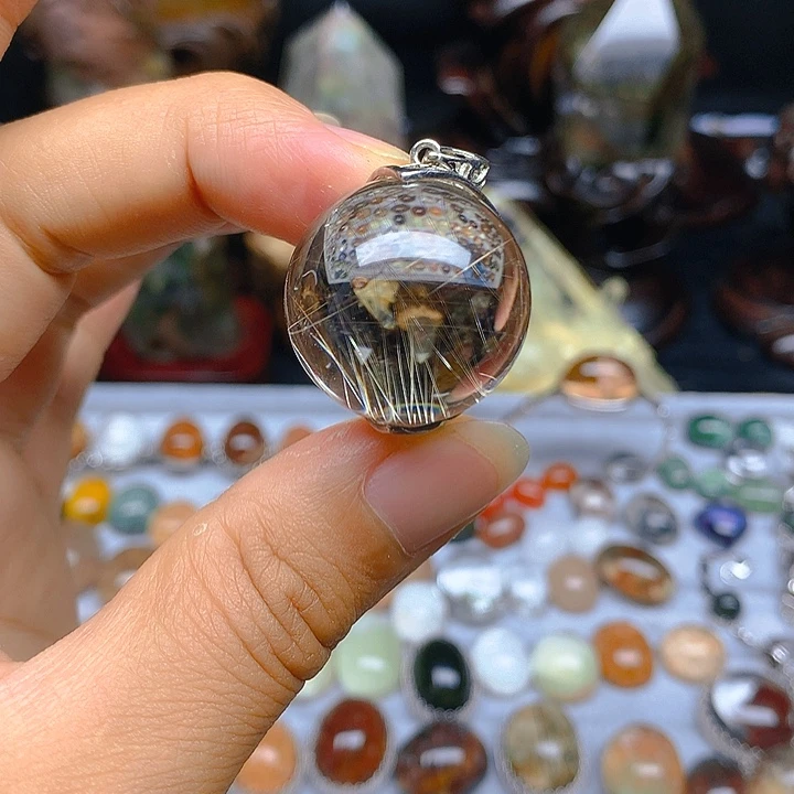 天然发晶球未镶嵌水晶