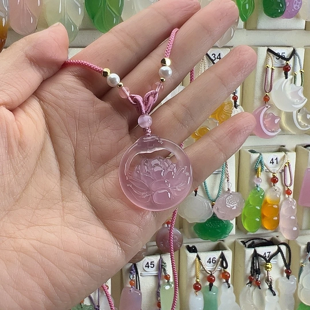 瑶***玛瑙/玉髓未镶嵌颈饰