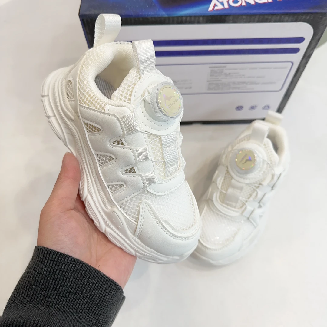 儿童2025夏季新款软底防滑男女童网鞋小白鞋51