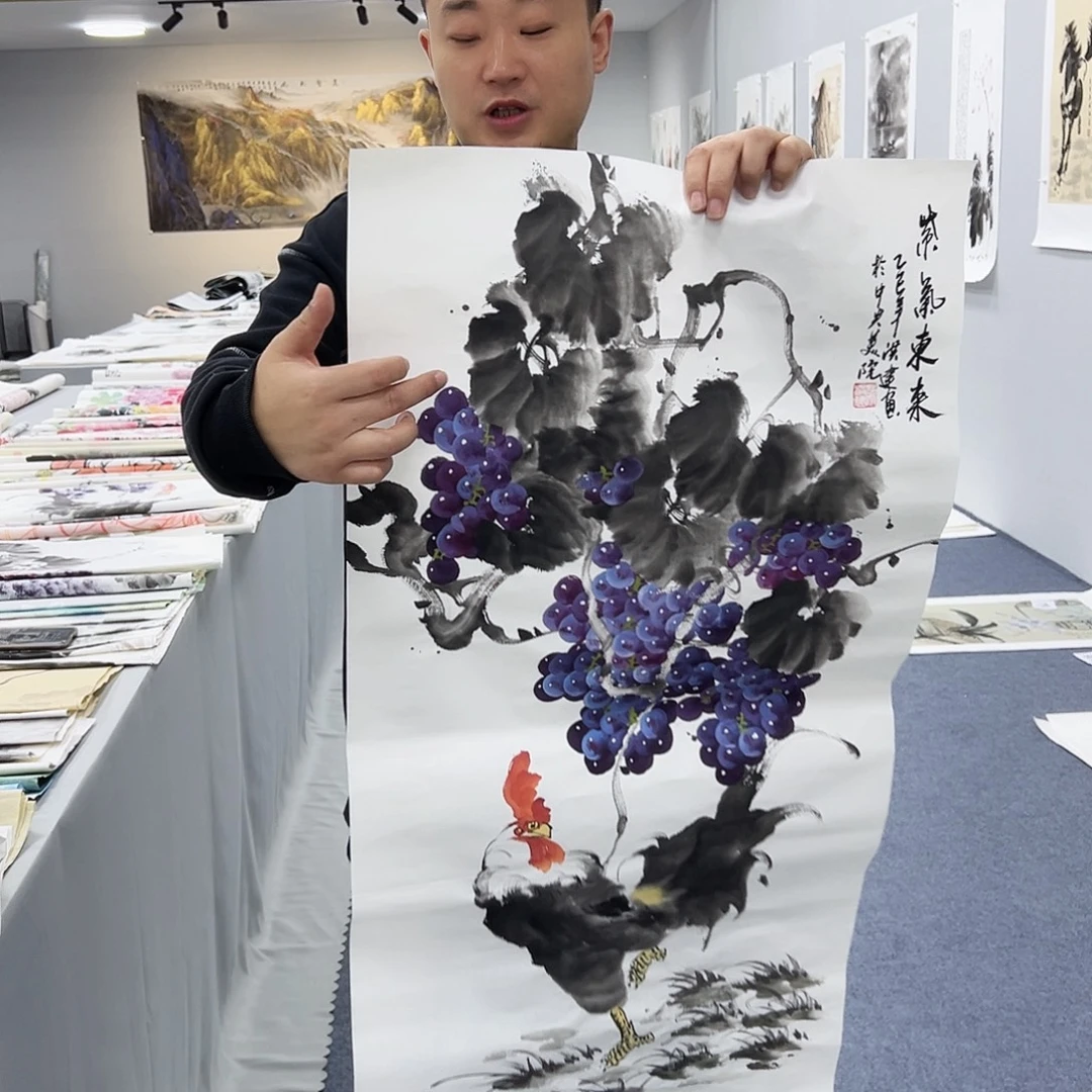 国画国画作品宣纸纯手绘