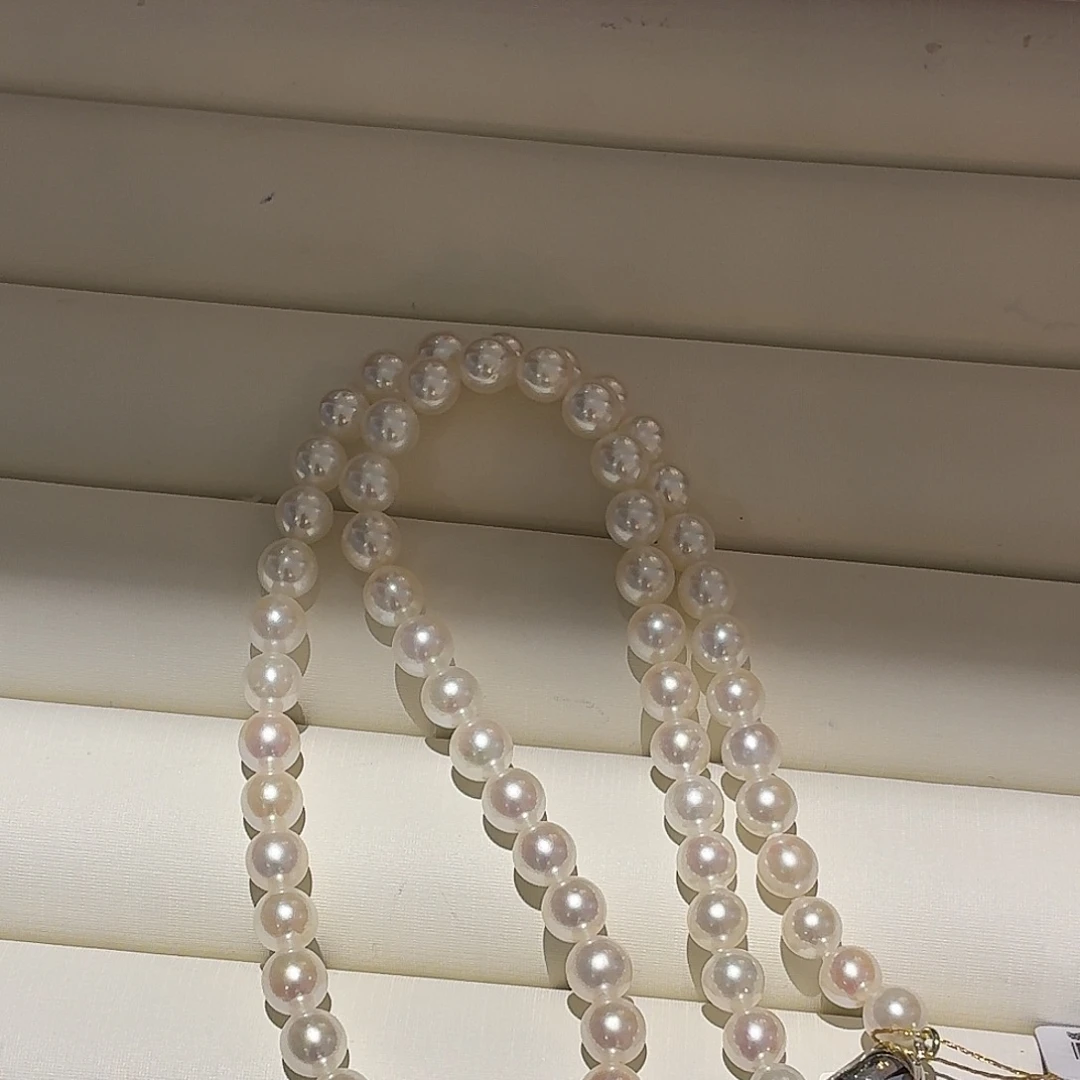 颈饰银S925镶嵌海水珍珠6-6.5mm无调