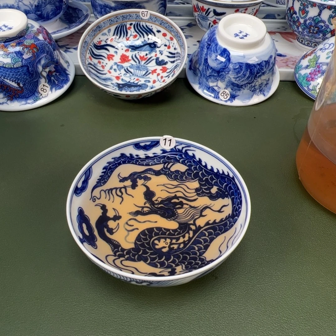 景德镇纯手工纯手绘茶具木木11