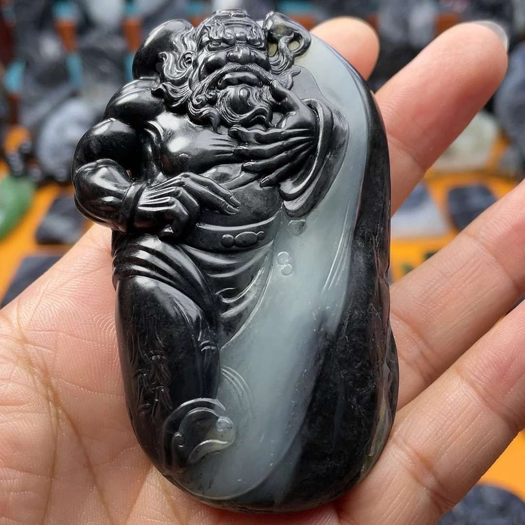 ༺***༻和田玉未镶嵌把件