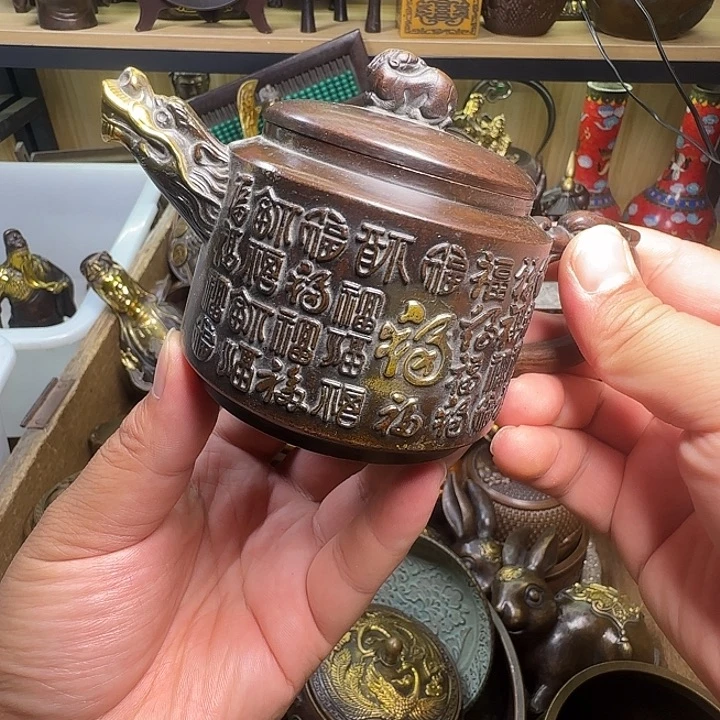 铜器办公室茶室摆件