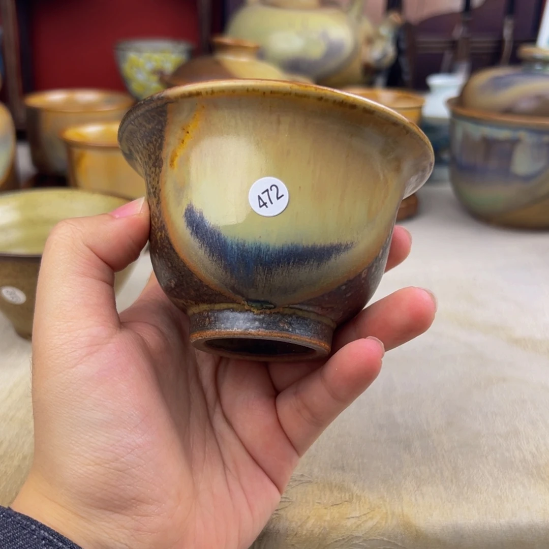 杯纯手工柴烧主人杯