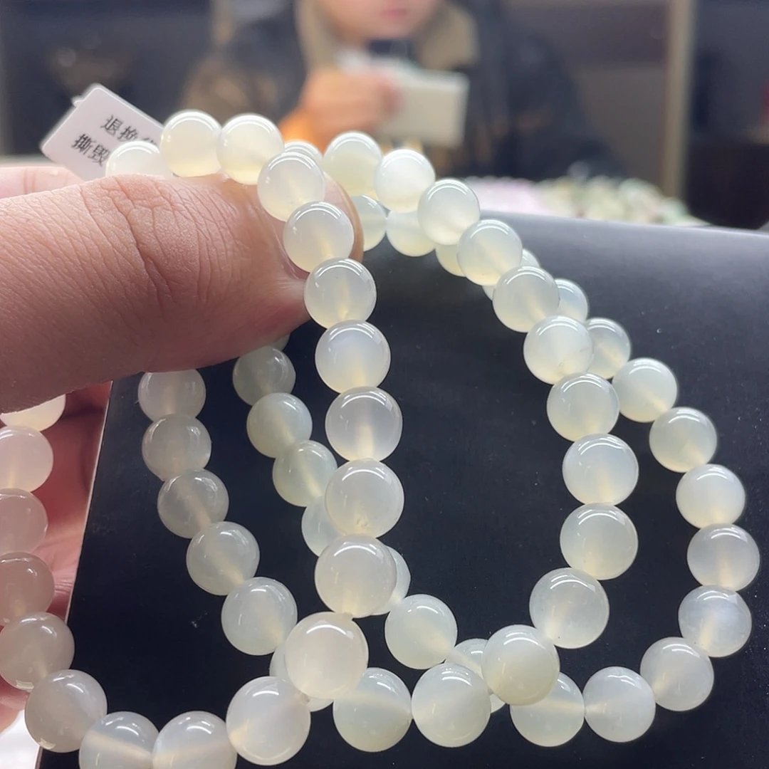 手链未镶嵌水晶白月光手串