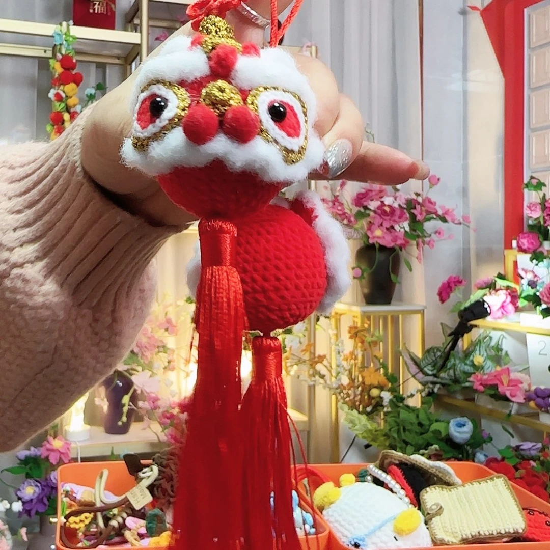 纯手工钩织手工钩织设计挂件