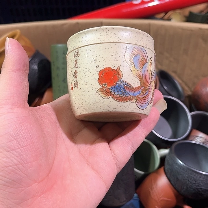 茶杯紫砂全手工紫砂主人杯