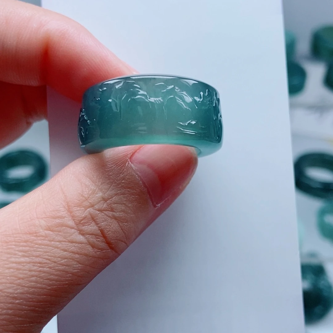 翡翠戒指未镶嵌用****0翡翠