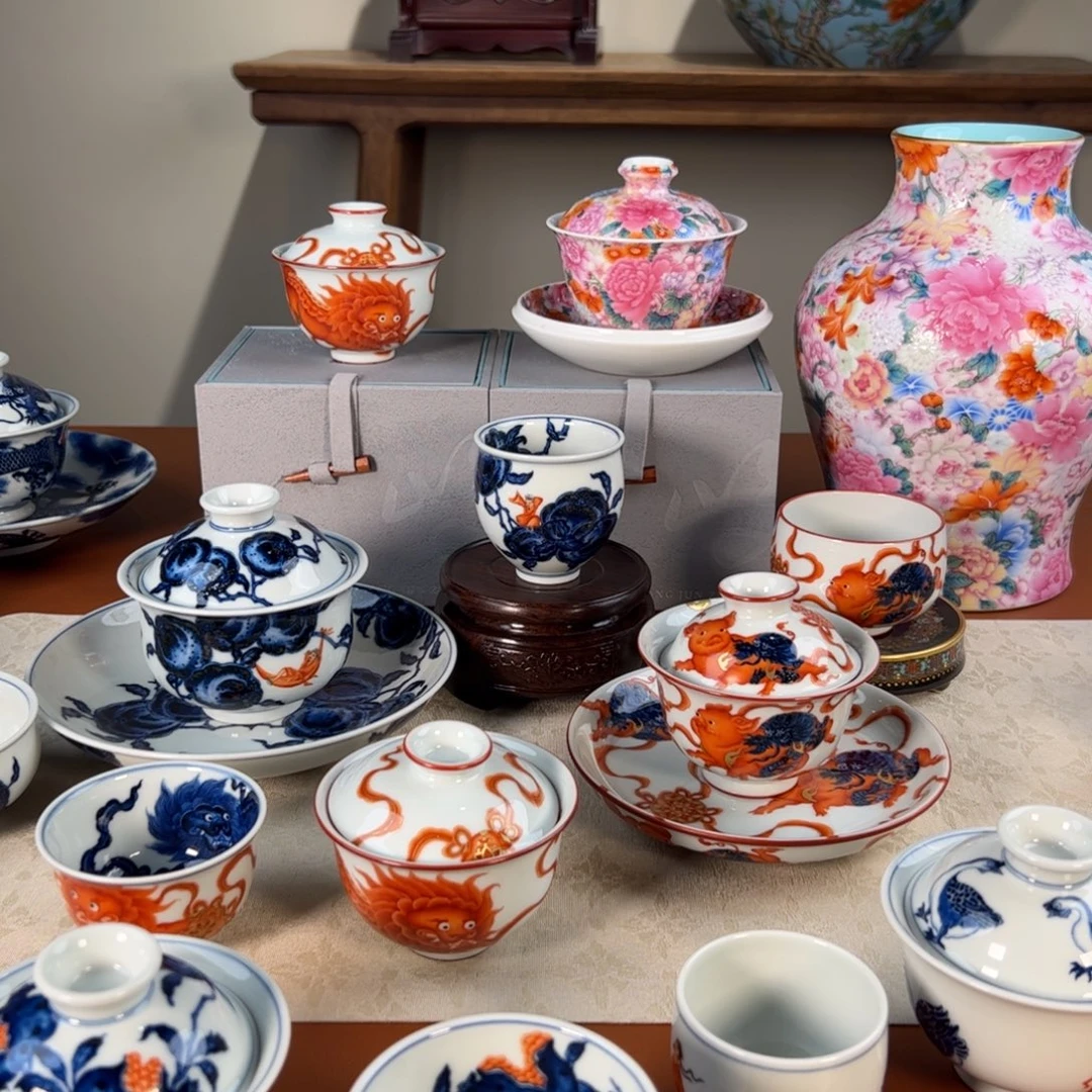 小***子纯手工手绘 高端茶器