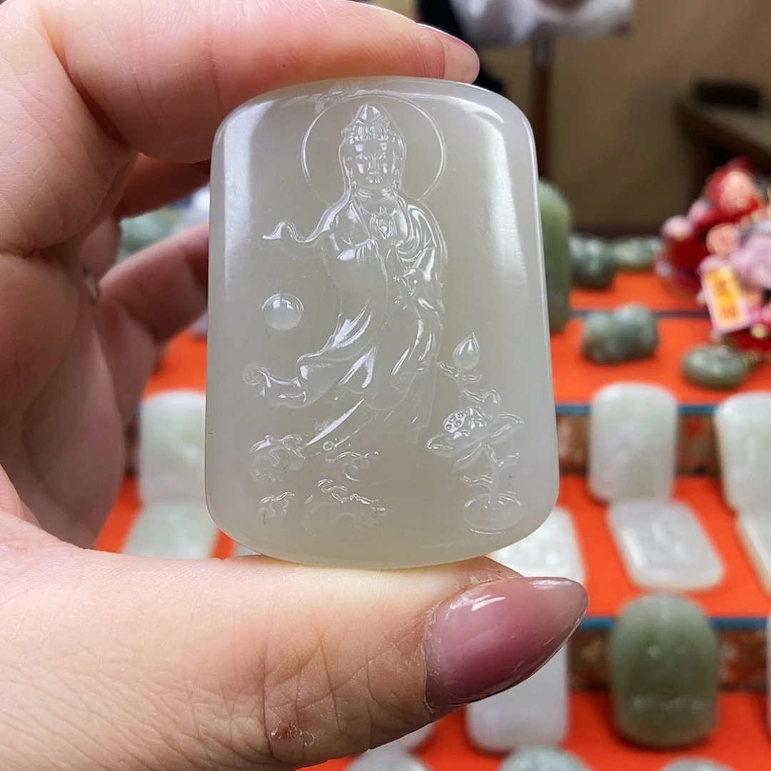 颈饰未镶嵌和田玉@**Y