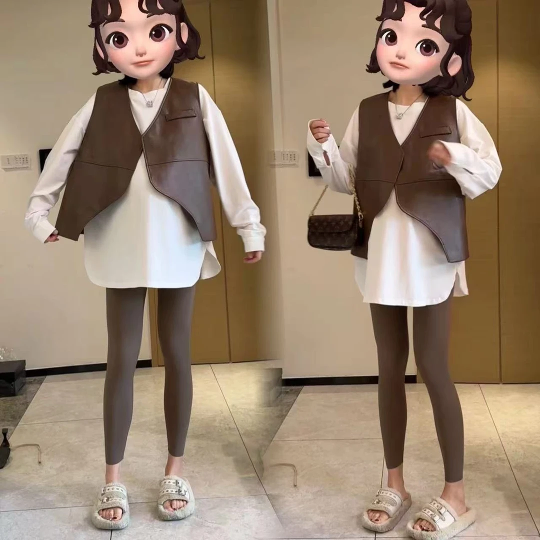 【熹熹】孕妇装秋季新款不规则下摆百搭马甲
