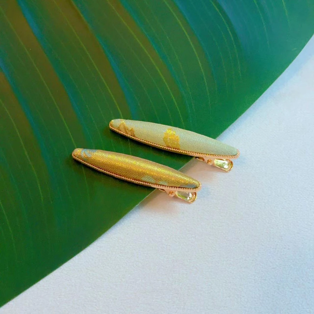 宋锦 百搭 发夹（每个花位不同）