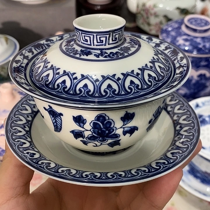 陶摆件景德镇陶瓷主人杯23444