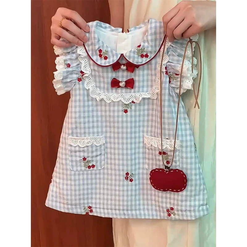 女童连衣裙夏季2025新款韩版洋气小女孩公主裙儿童夏装棉布背心裙