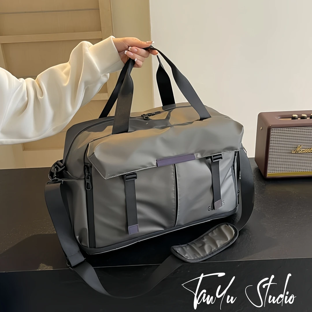 探屿旅行包2024年新款健身包男训练包女短途旅游大容量出差行李包