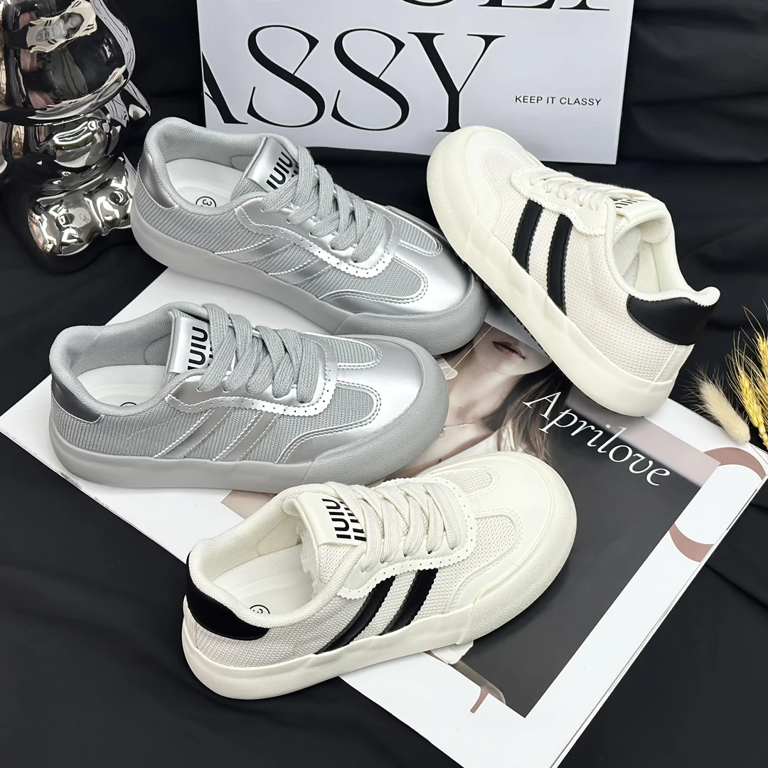 【Sai】夏季透气网面德训鞋女2025新款潮流休闲鞋设计感板鞋运动鞋