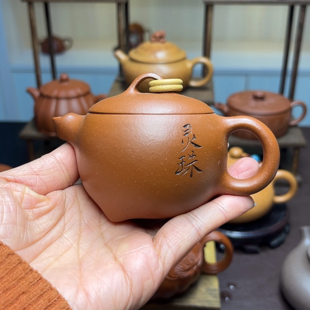 *****茶壶紫砂手工制作原矿紫砂