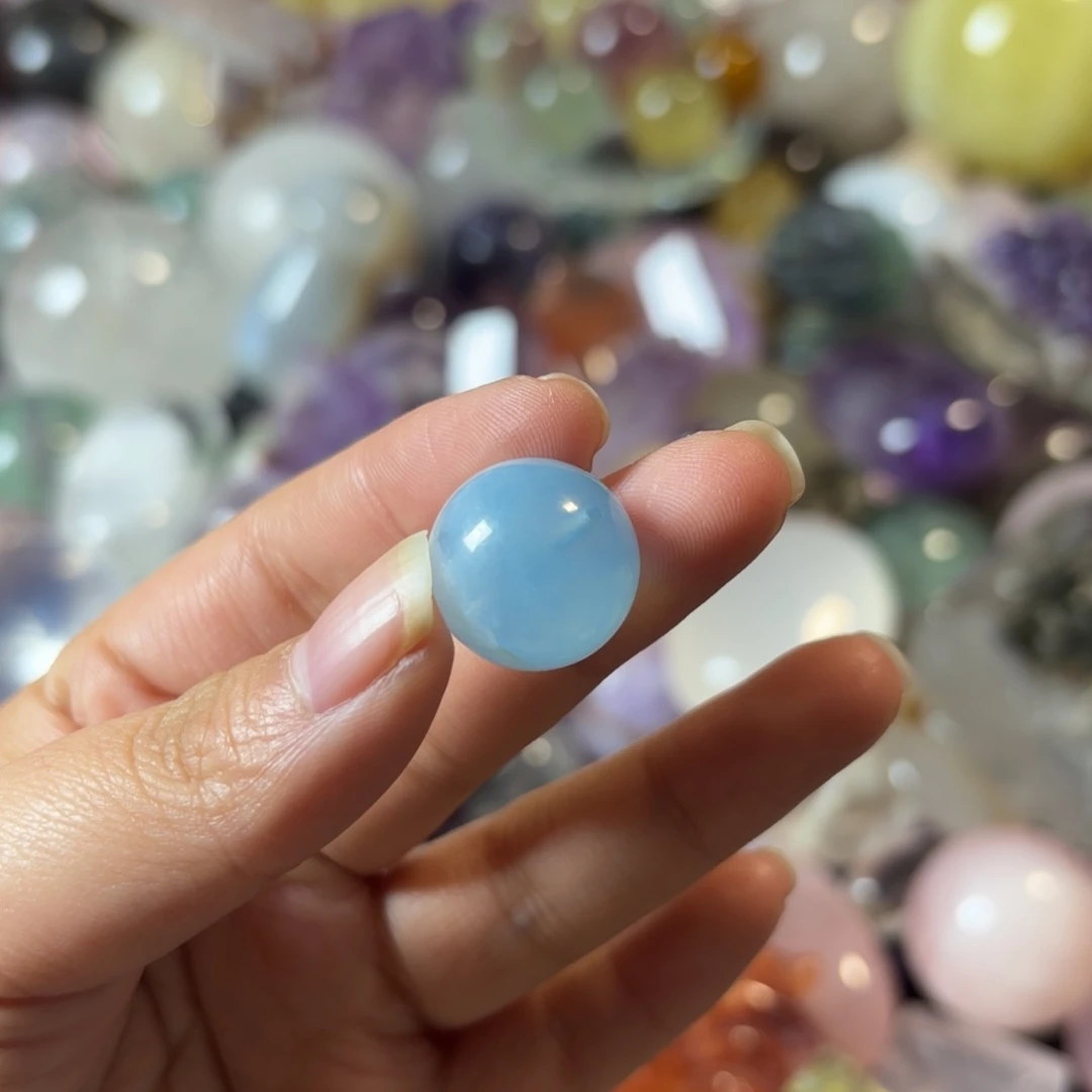 水晶摆件银S925镶嵌