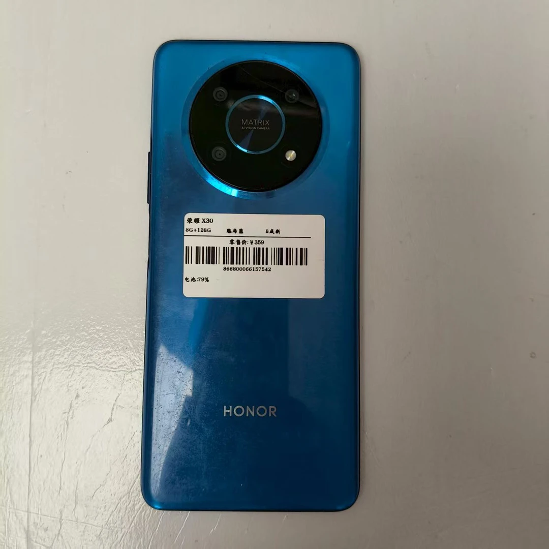 8新 honor/荣耀 瑕疵机 荣耀 Honor X30 手机 8+128GB 骁龙695
