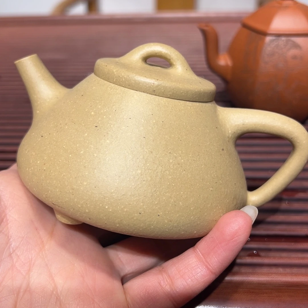 幽*容量180毫升，本绿，石瓢，全手工