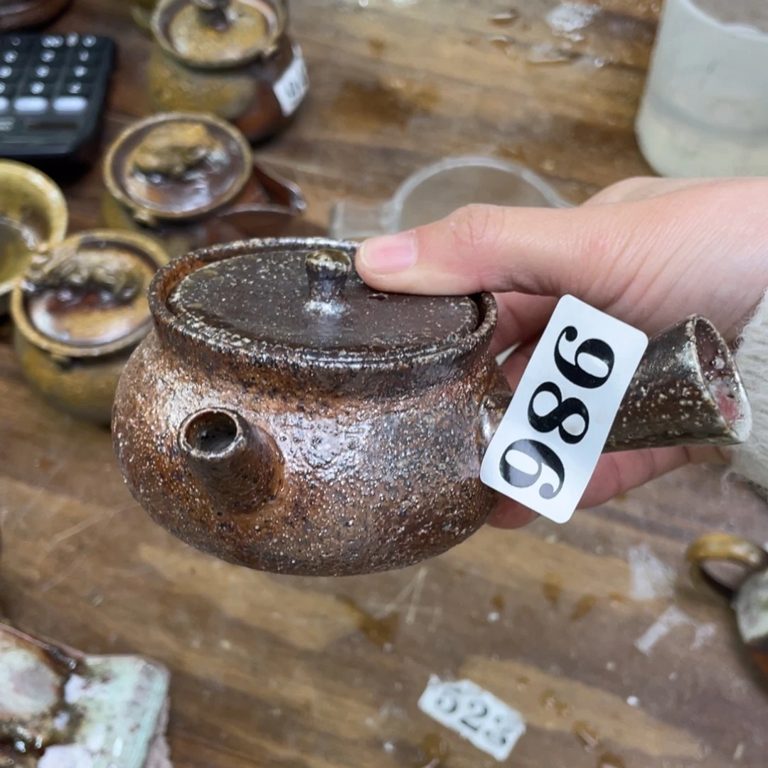 陶纯手工柴烧茶壶茶具