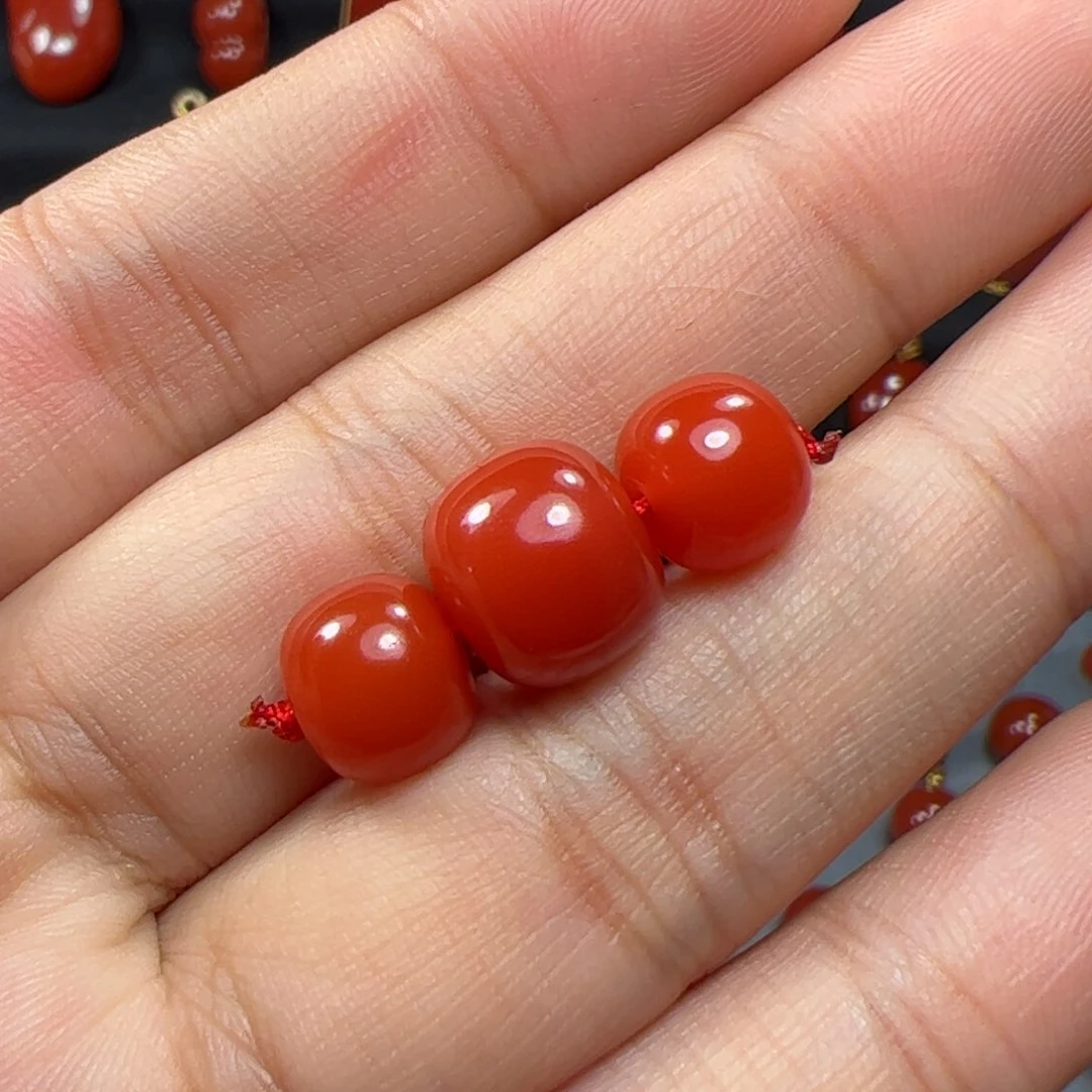南红玛瑙珠子未镶嵌