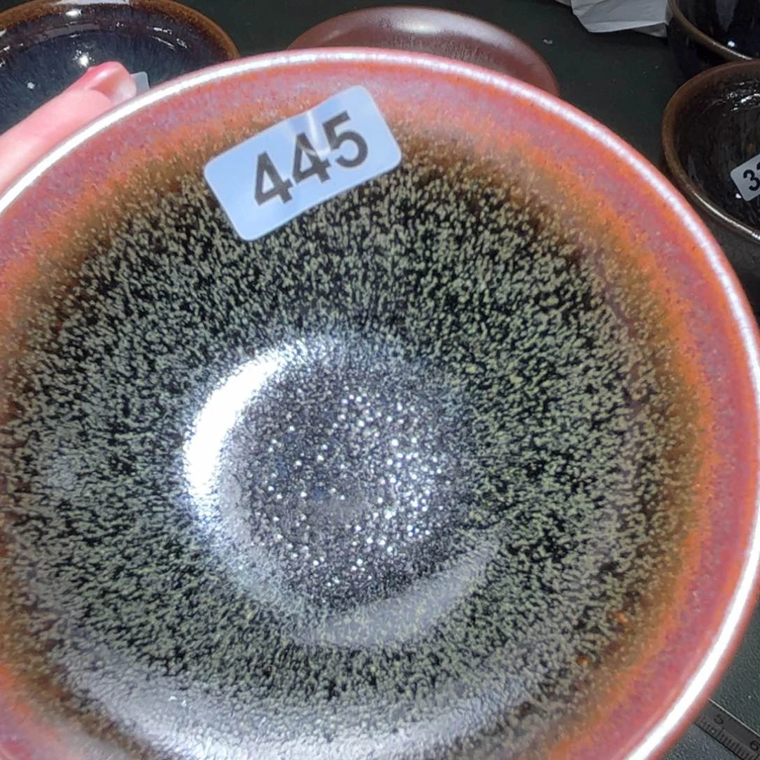 青***柴茶盏全手工原矿原釉建盏