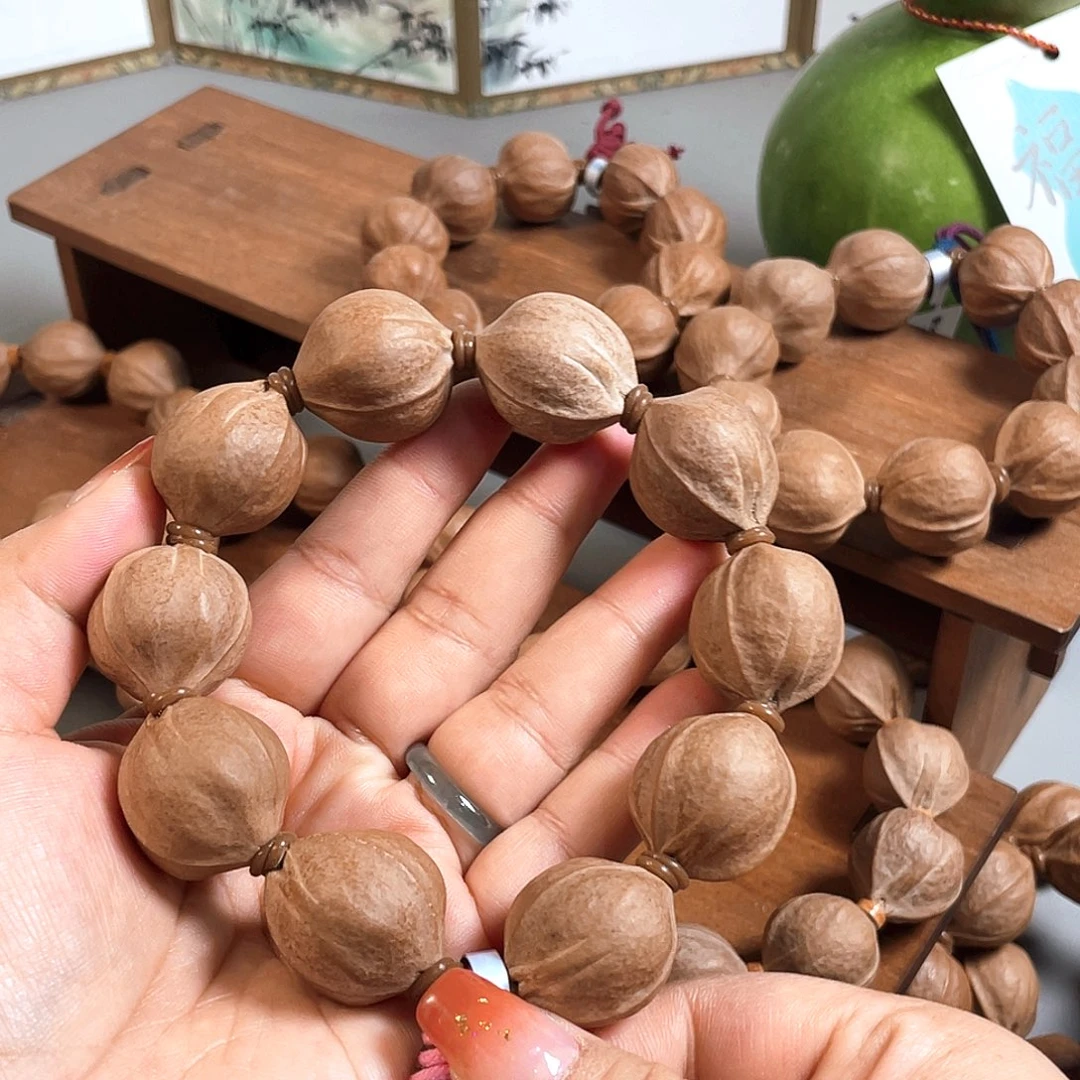 老***六橄榄核手串/手链23/27梅林铁核