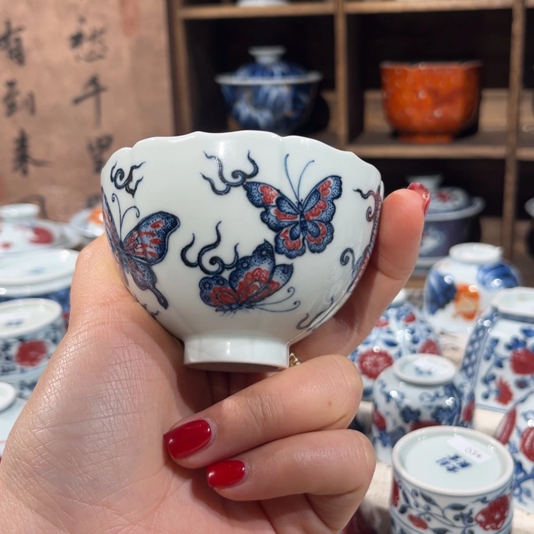 陶杯子景德镇陶瓷主人杯