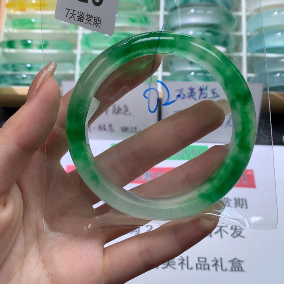 石英质玉未镶嵌手镯文玩珠宝手镯莉莉126