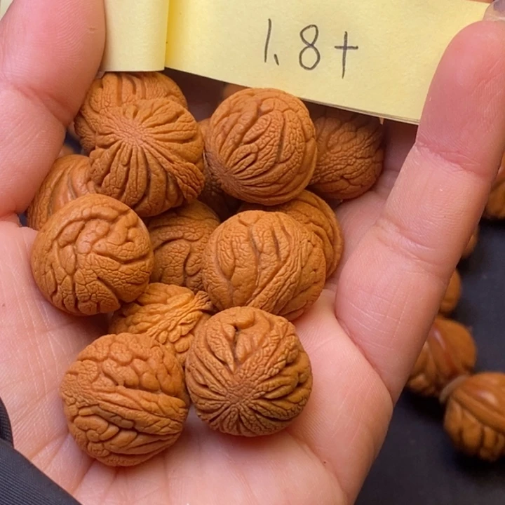 秦岭龙纹桃核14颗
