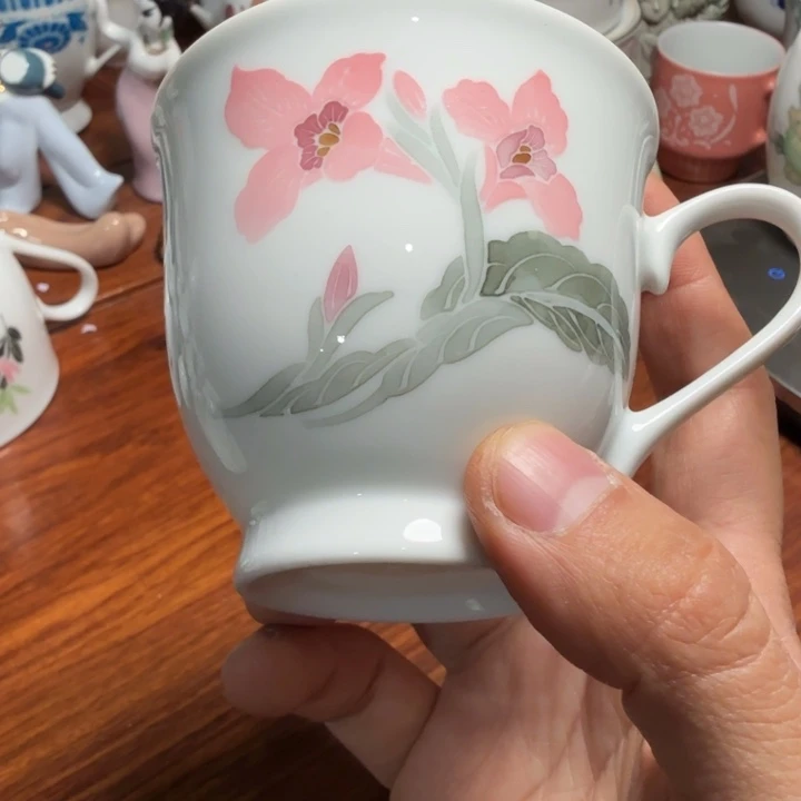 醴陵群力大球泥茶杯有黑点微瑕福利价