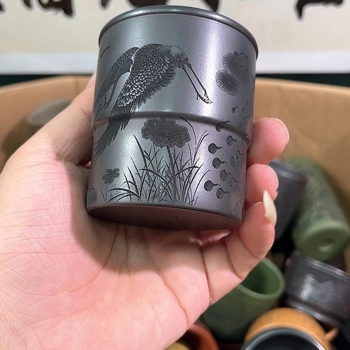 茶杯紫砂全手工紫砂主人杯