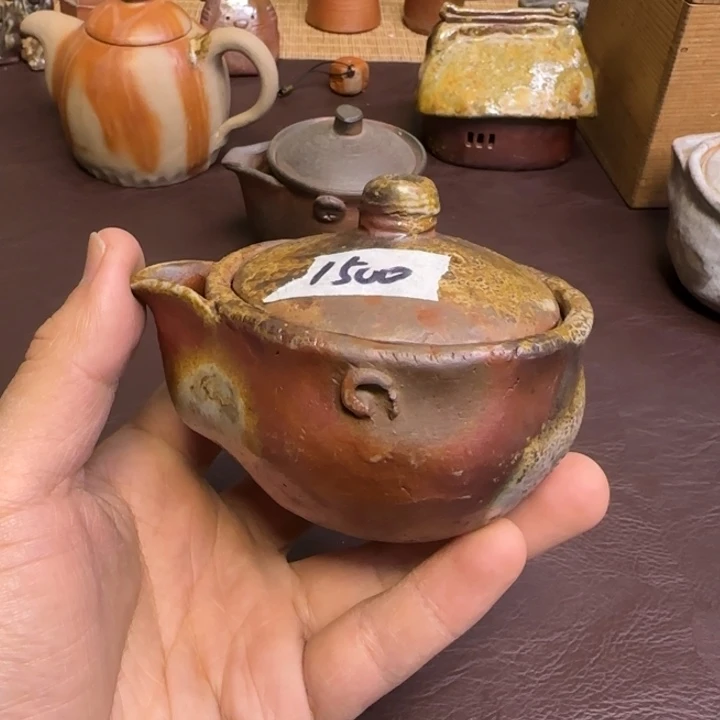 赏***琴备前烧作品备前烧作品