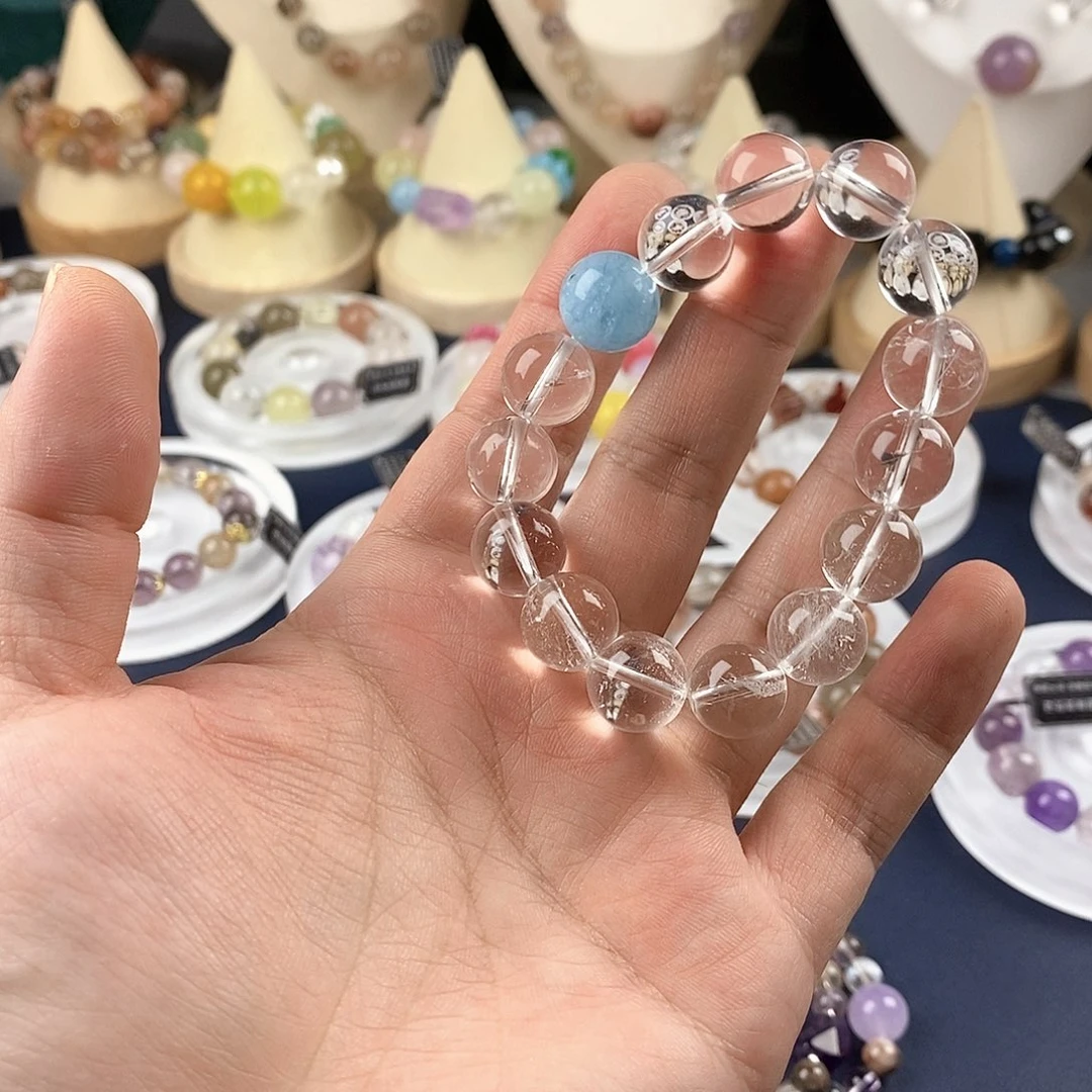 银S925镶嵌手链水晶