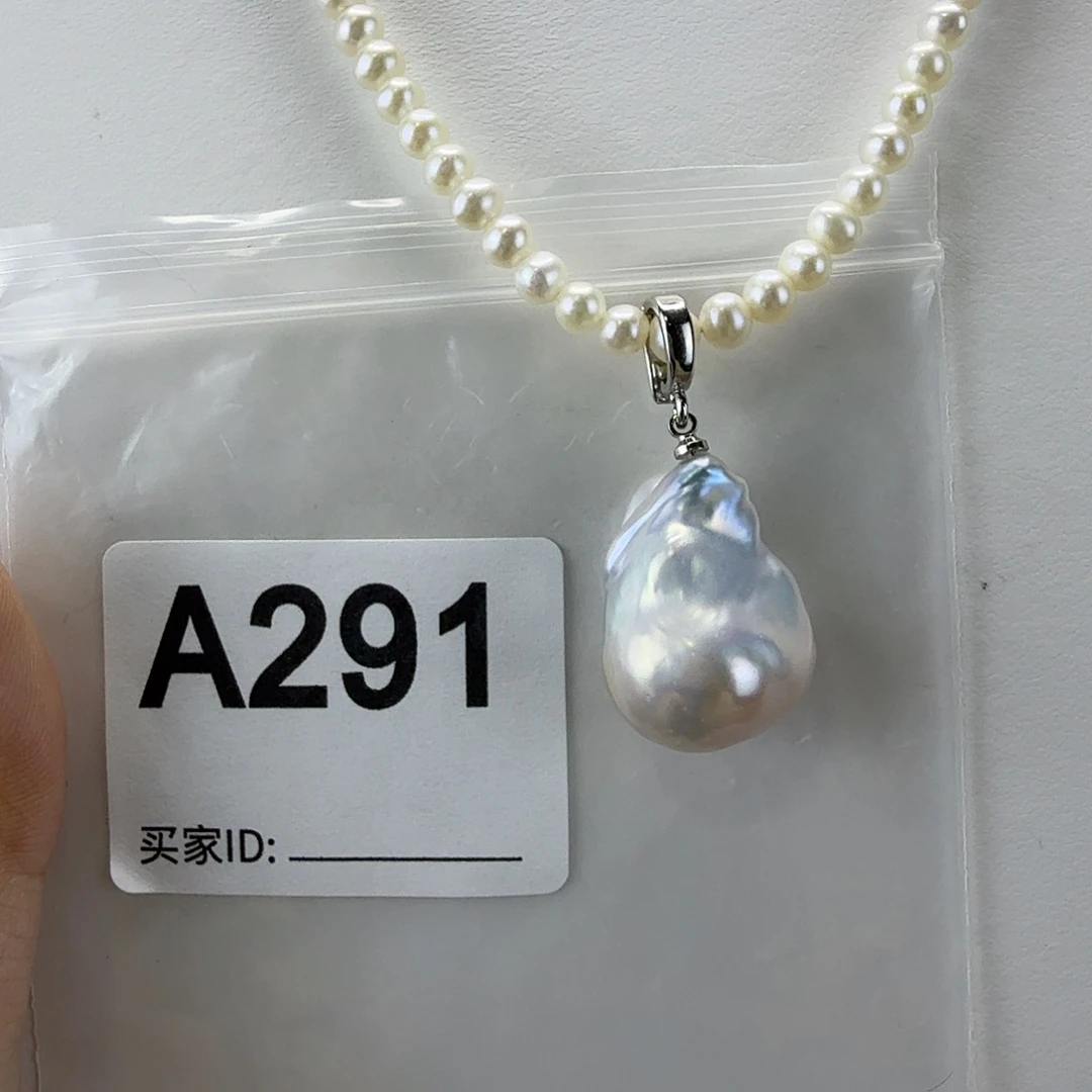 合金吊坠(不含链)淡水珍珠