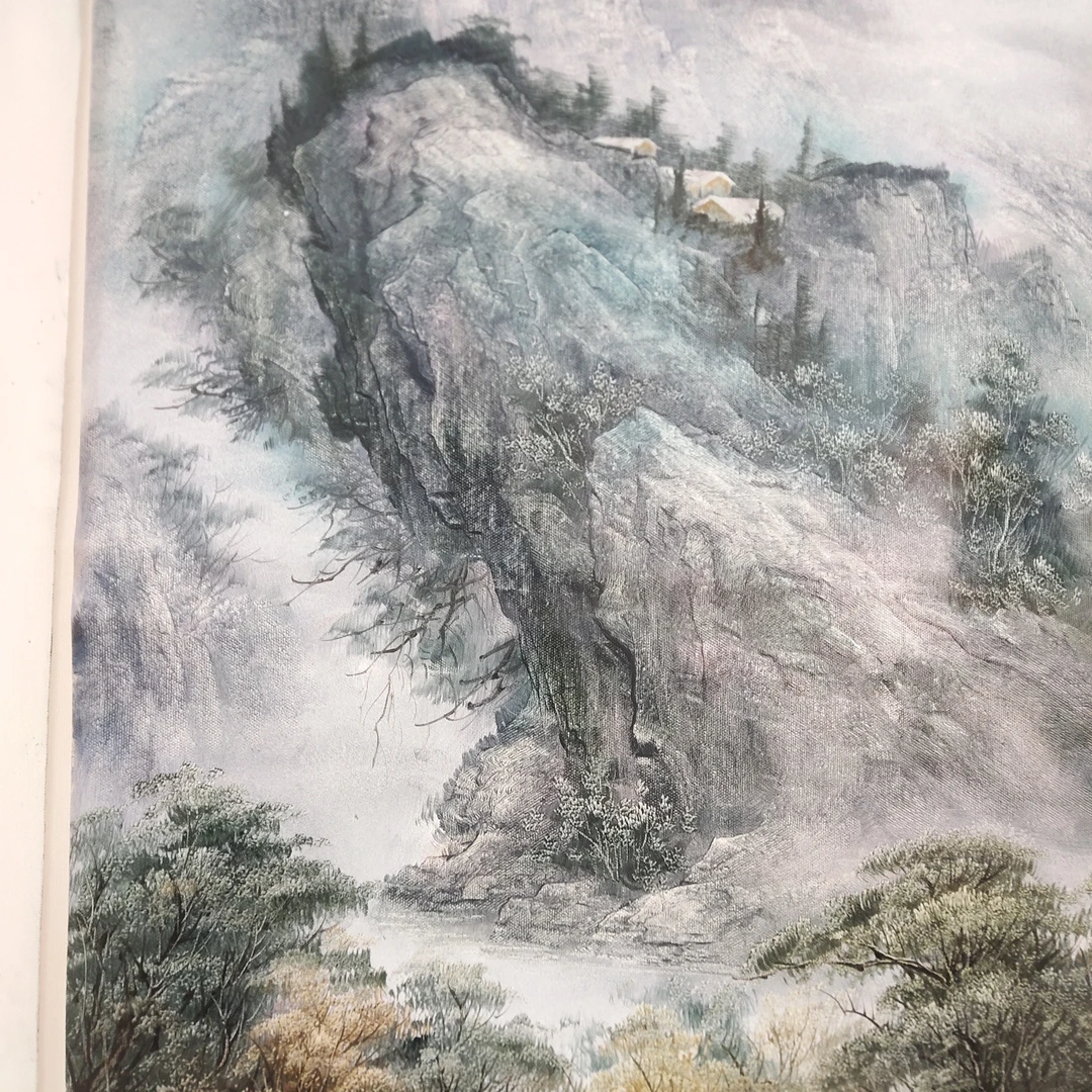 刘军刀画作品，画芯尺寸60公分90公分
