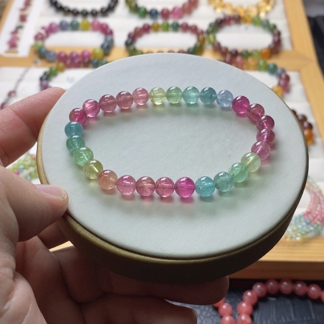 碧玺碧玺手链未镶嵌