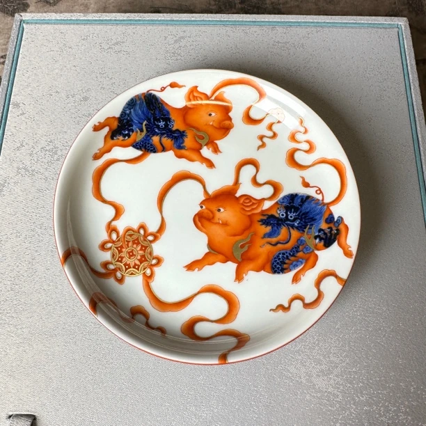 梁峻窑 龙猪小壶承