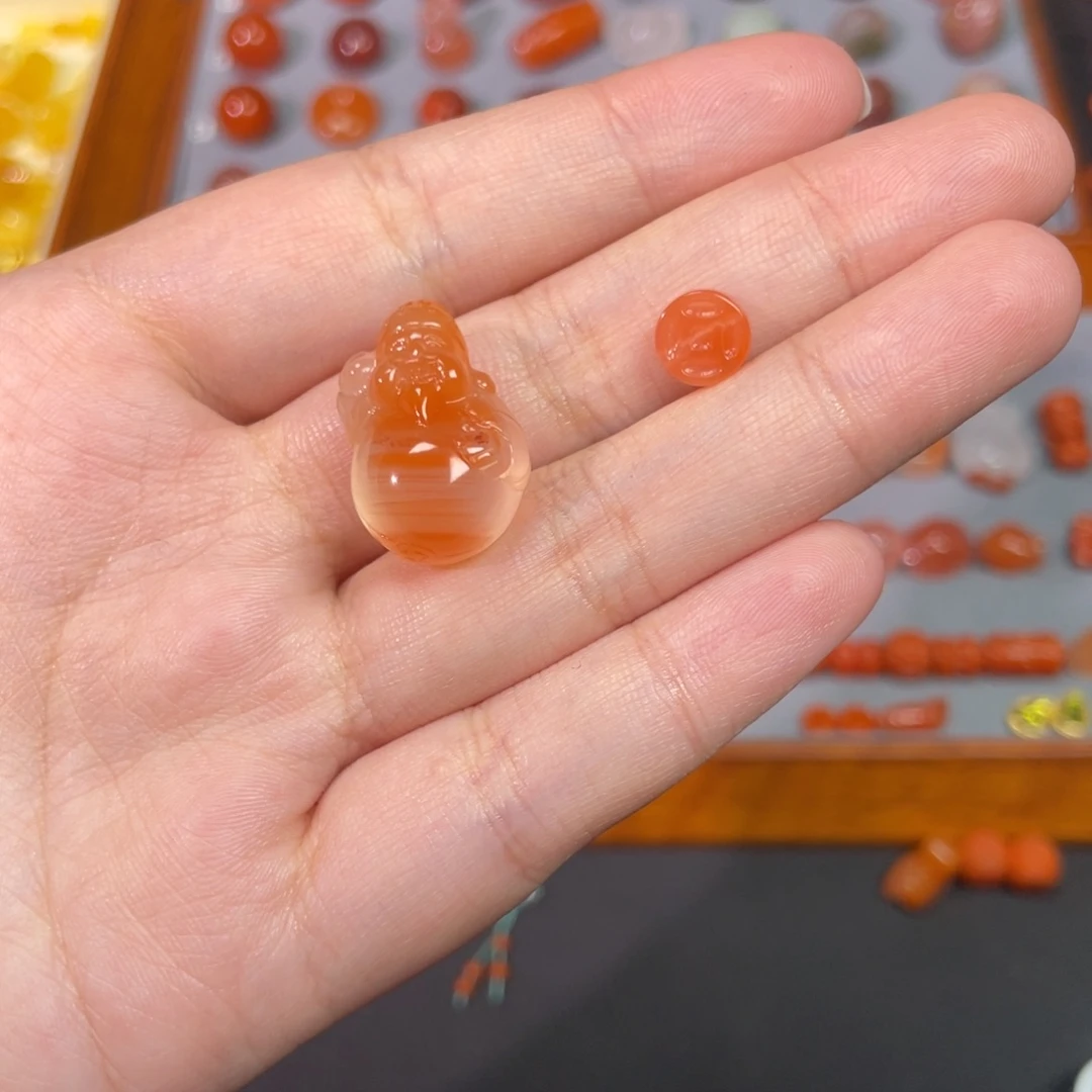 C***C南红玛瑙未镶嵌财神爷