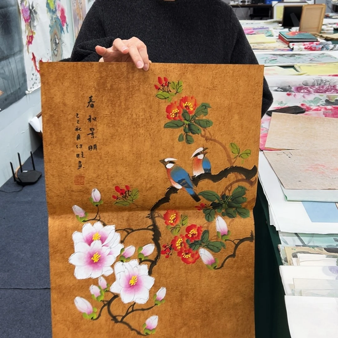 国画纯手绘国画大放漏！