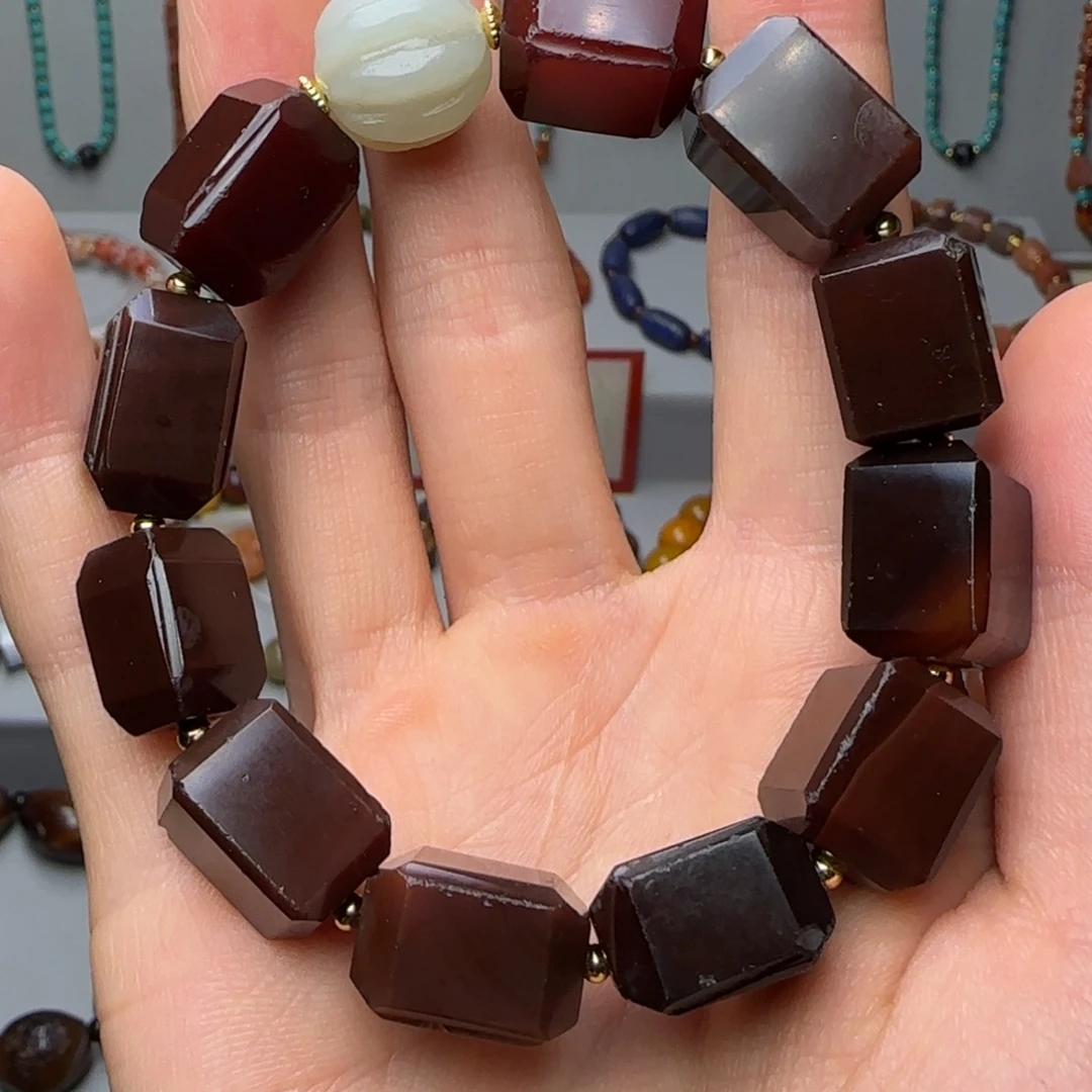 玛瑙/玉髓未镶嵌手链