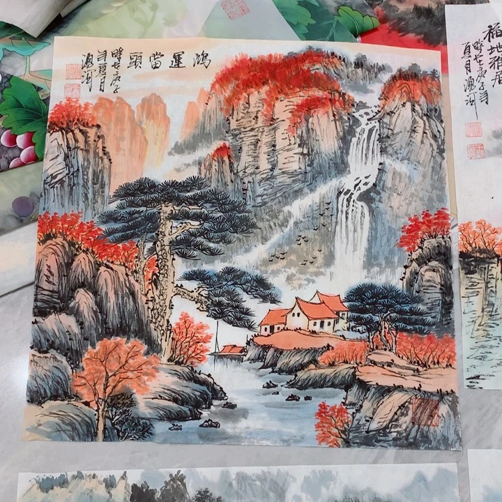 晋***司国画艺术作品欣赏