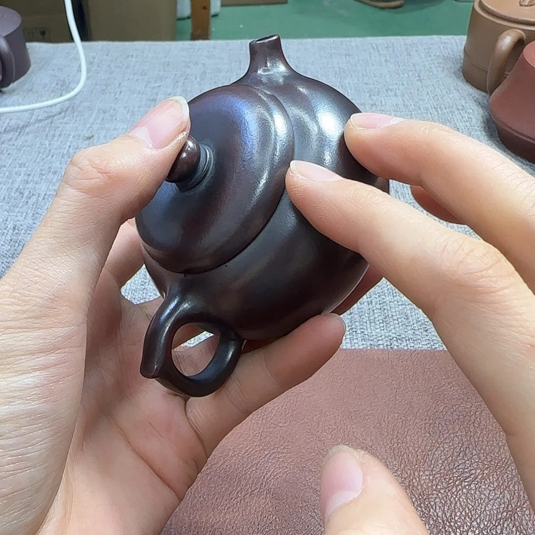 紫砂茶壶民间手艺人全手工制作